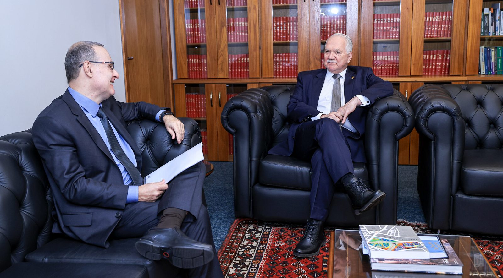 MINISTRO EDSON FACHIN RECEBE DIRETOR-PRESIDENTE DO FÓRUM BRASILEIRO DE SEGURANÇA PÚBLICA